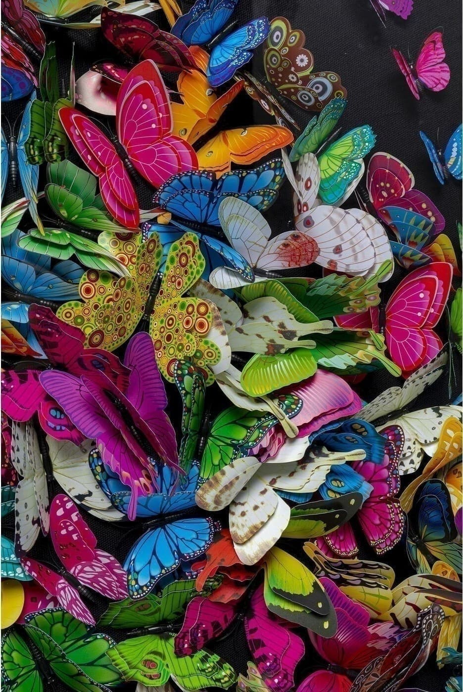 Object Schilderij Farfalla 120x120cm Kare Design Beeld 51628