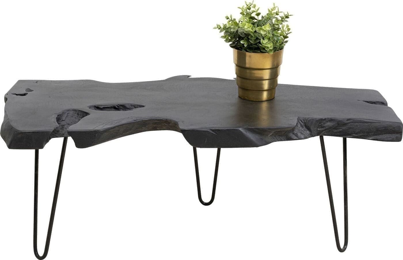 Salontafel Aspen Black 100x40 Kare Design Salontafel 85272