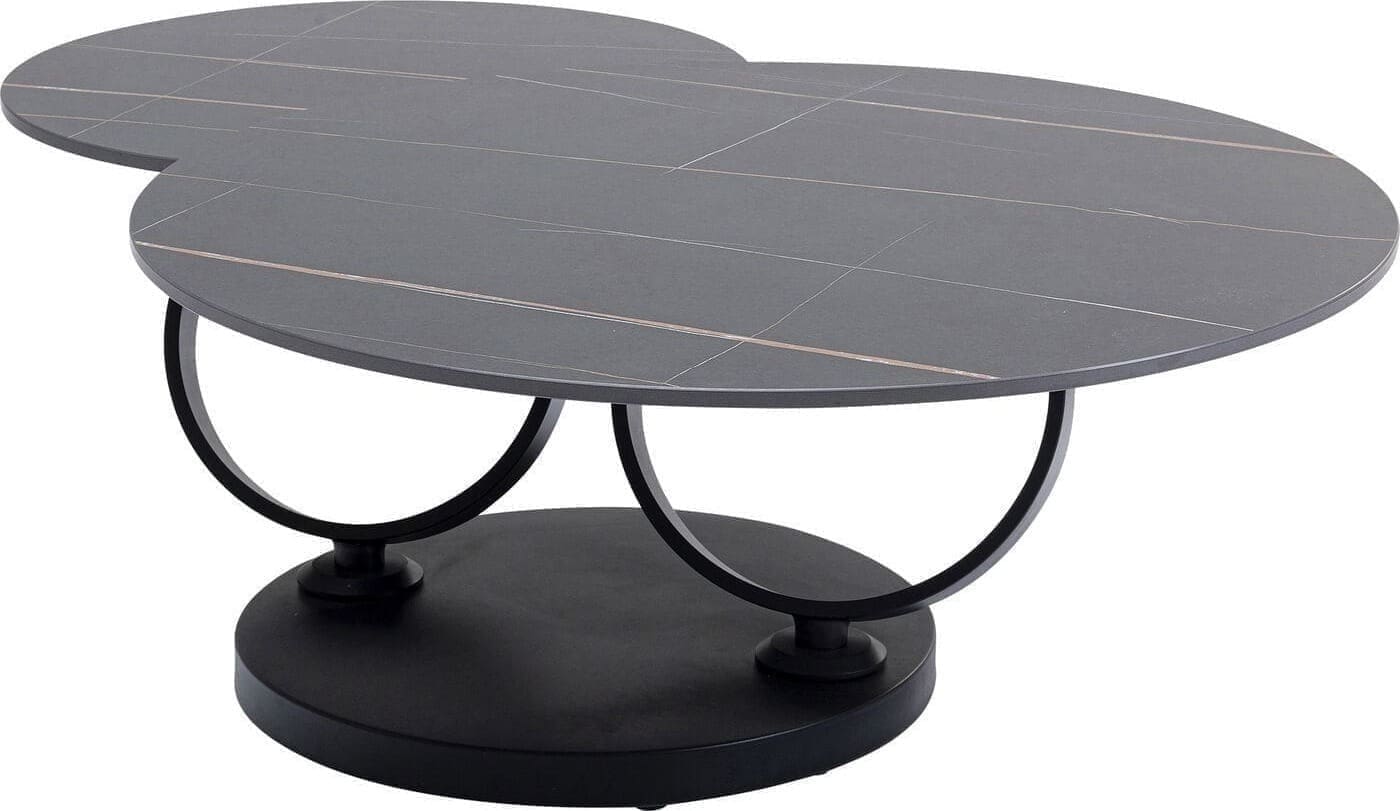 Salontafel Beverly Black 133x80cm Kare Design Salontafel 85504