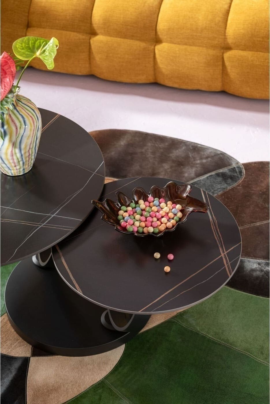 Salontafel Beverly Black 133x80cm Kare Design Salontafel 85504
