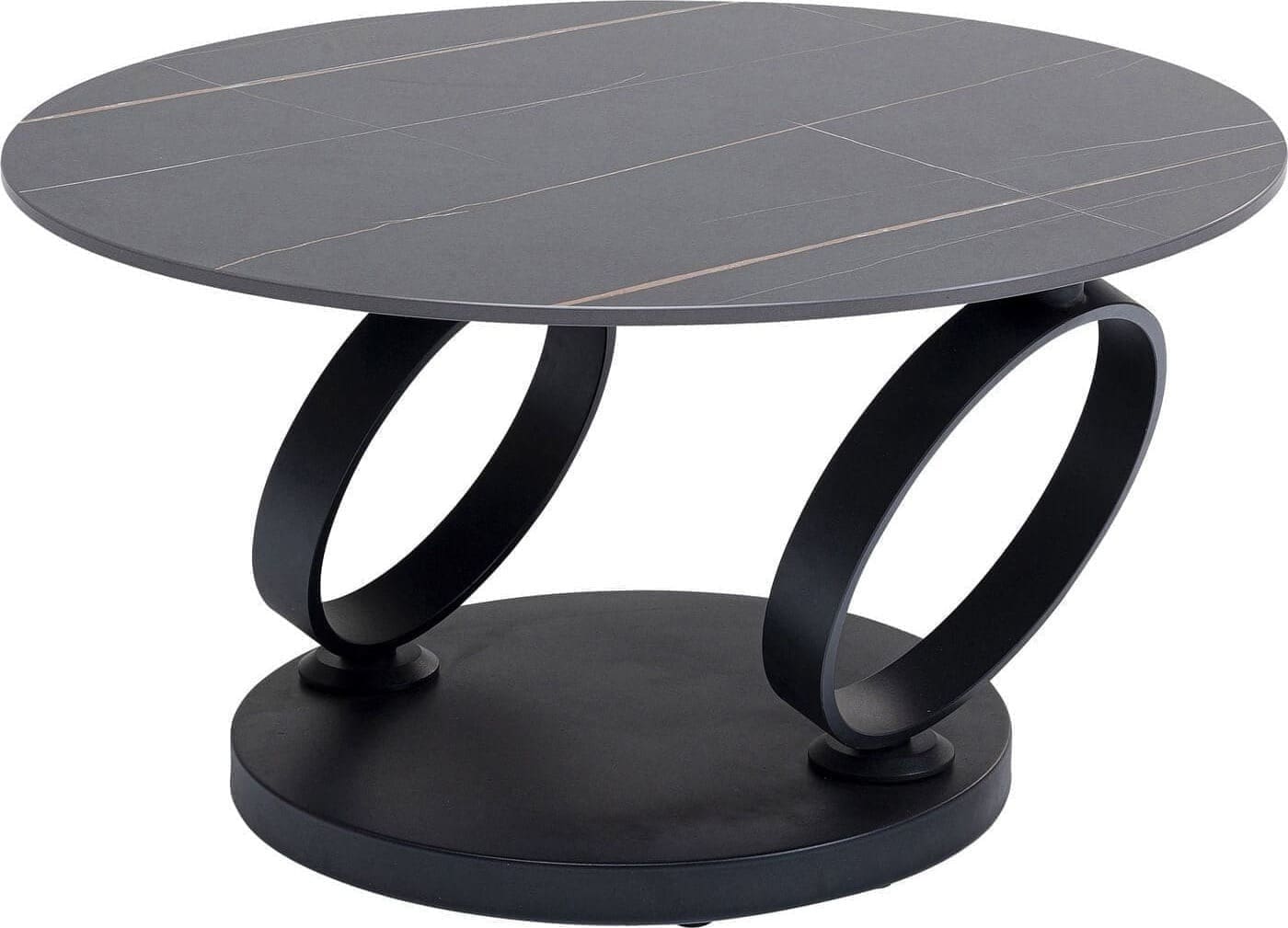 Salontafel Beverly Black 133x80cm Kare Design Salontafel 85504
