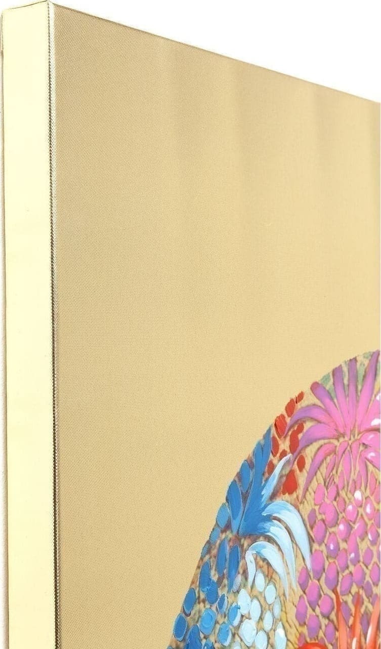 Schilderij Canvas Flower Elefant 120x90cm Kare Design Schilderij 60441