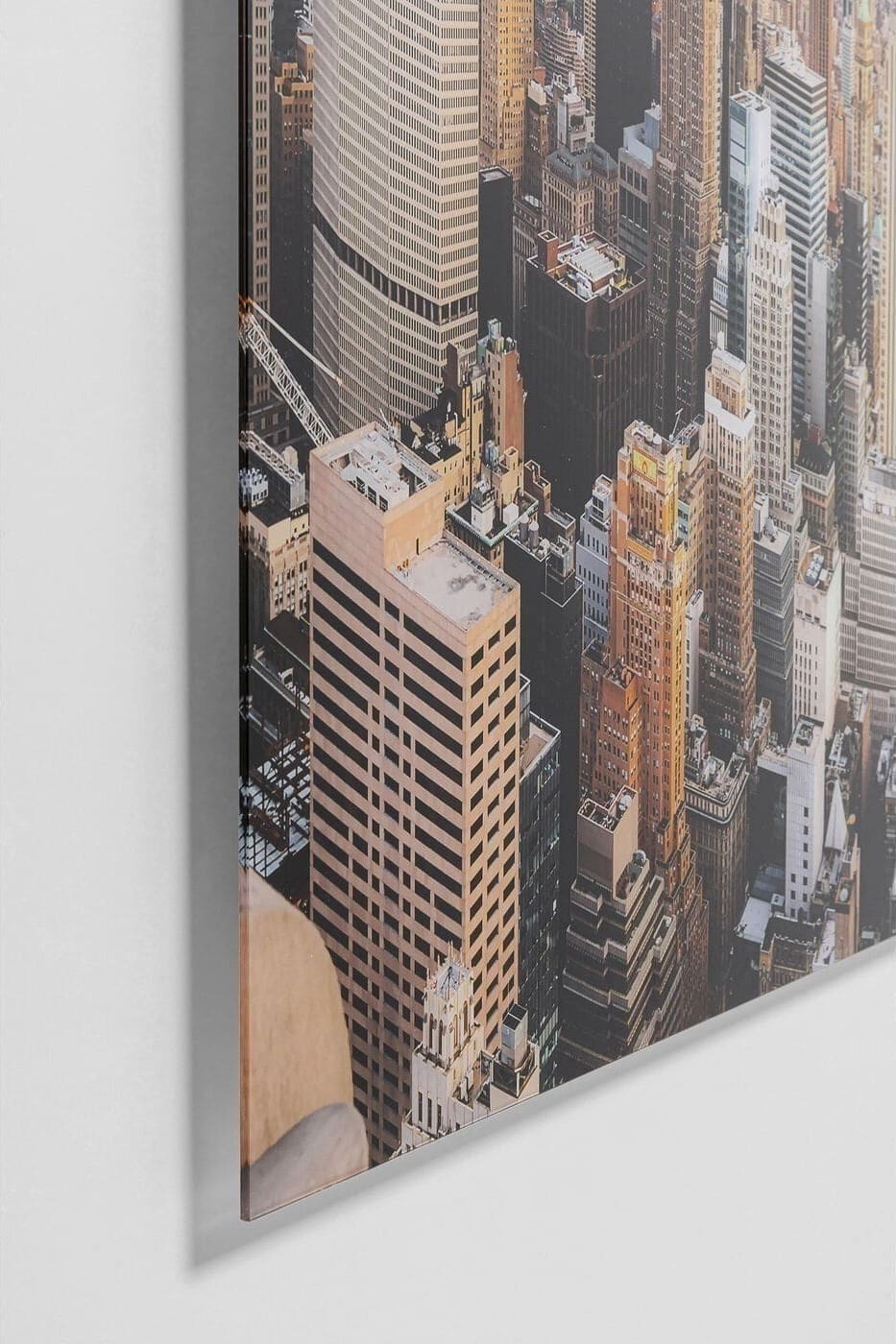 Schilderij Glas City View 150x100cm Kare Design Schilderij 56581