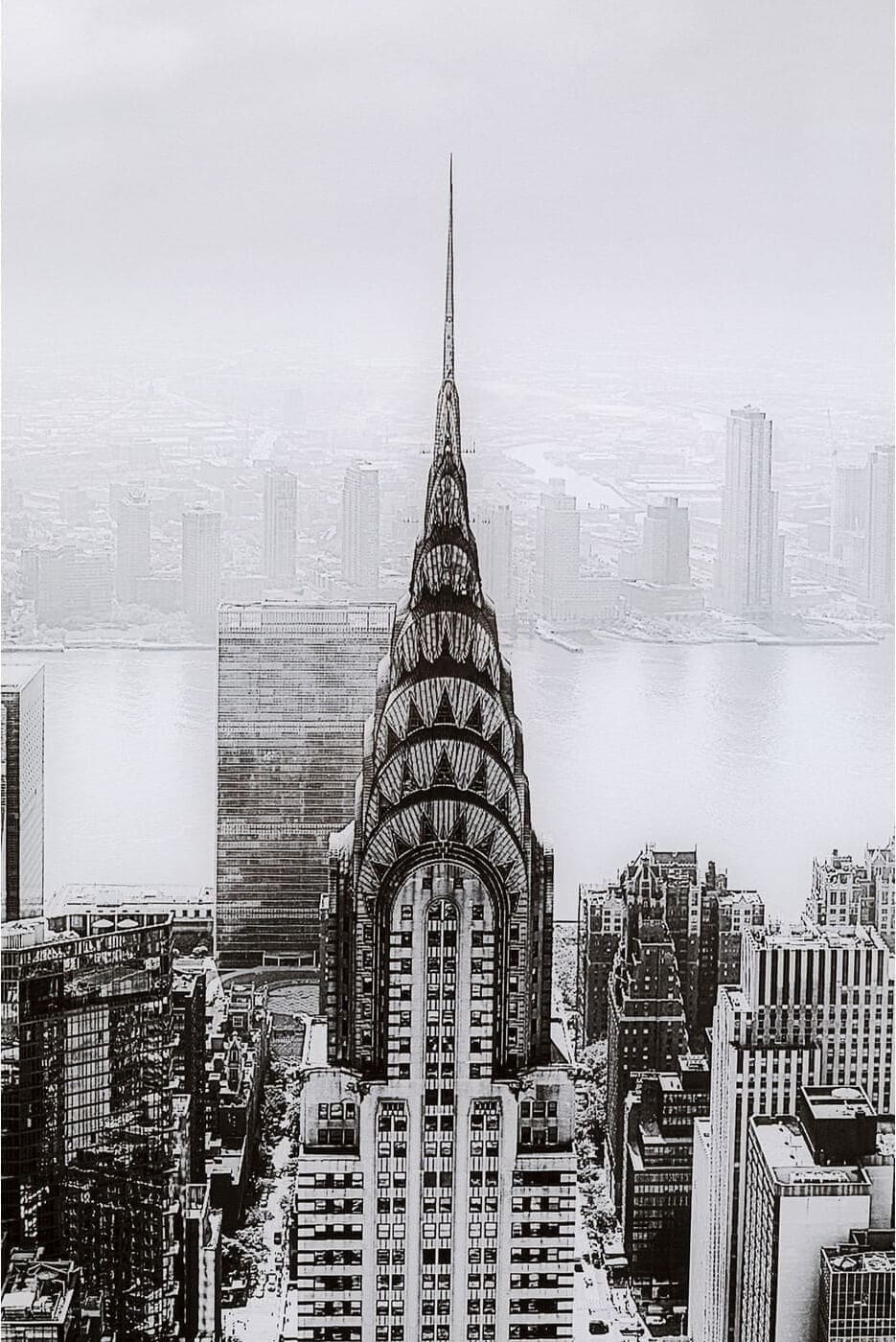 Schilderij Glas Manhattan View 120x80cm Kare Design Schilderij 56582
