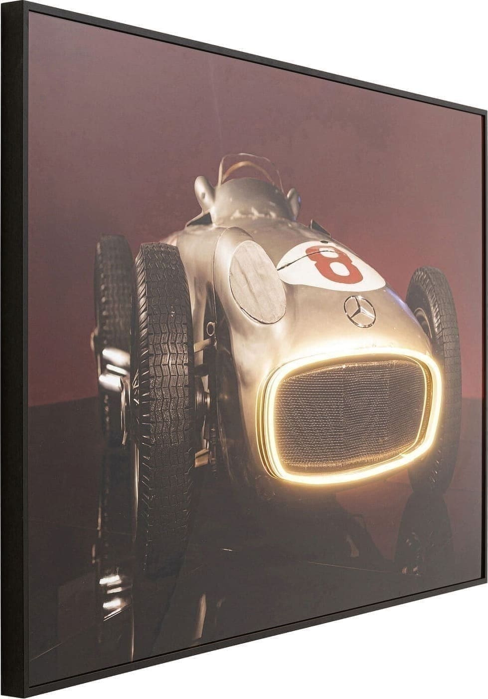 Schilderij Racing Car LED 80x120cm Kare Design Schilderij 56571