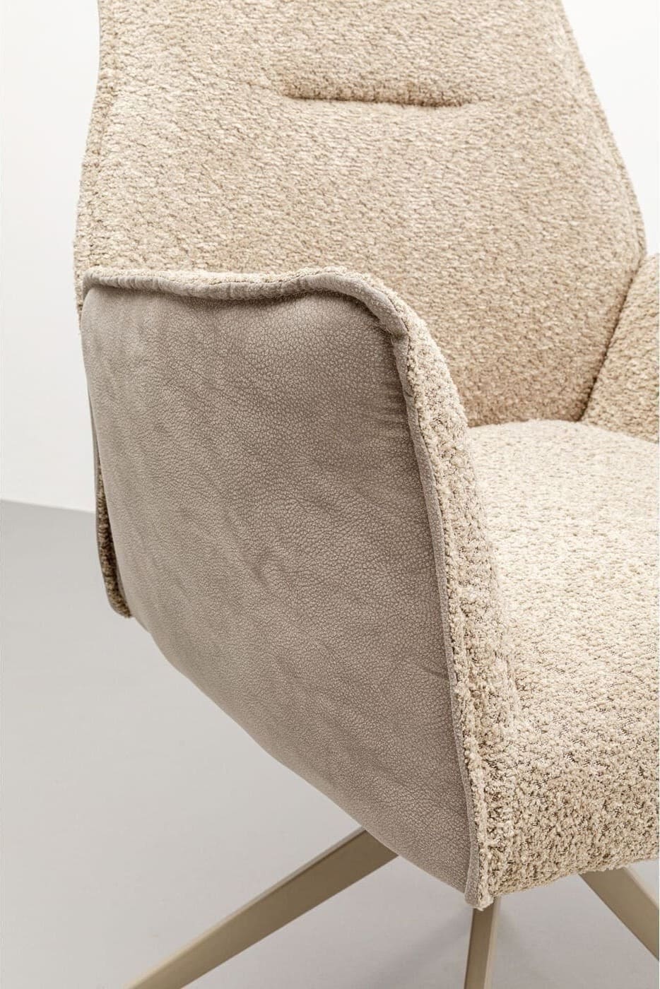 Swivel Armstoel Liverpool Greige Kare Design Armstoel 70242