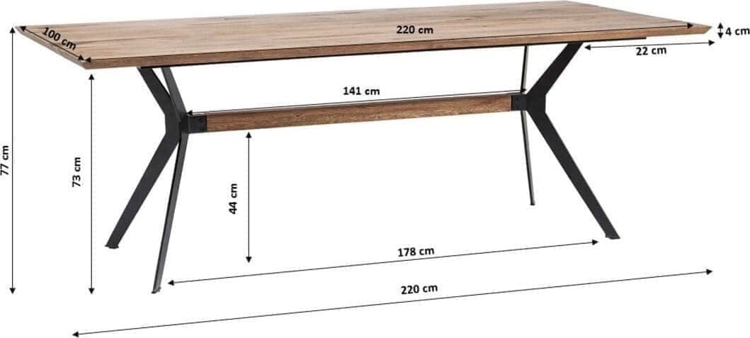 Tafel Downtown - 220x100cm - Afbeelding 22