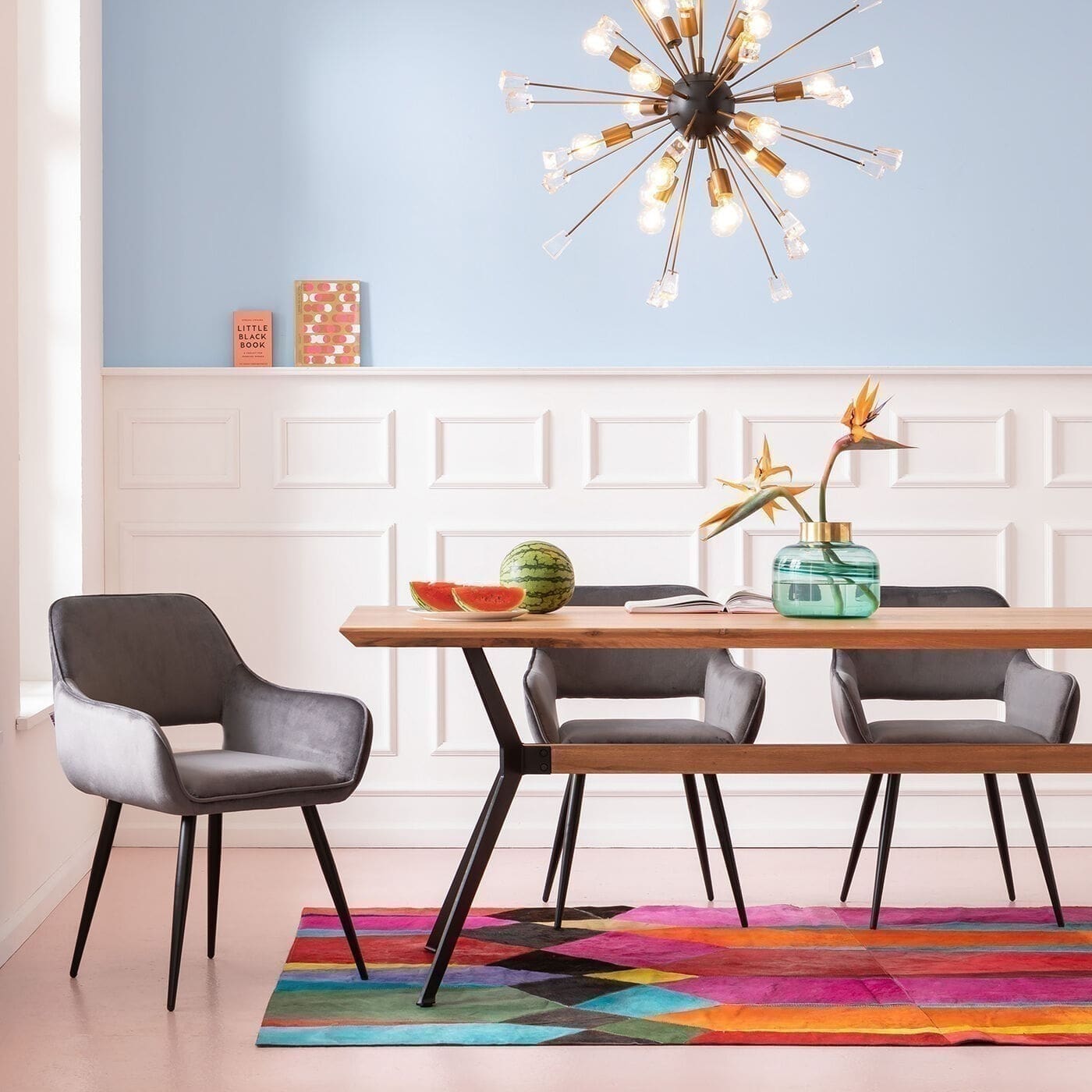 Tafel Downtown Oak 220x100cm Kare Design Eettafel 80759