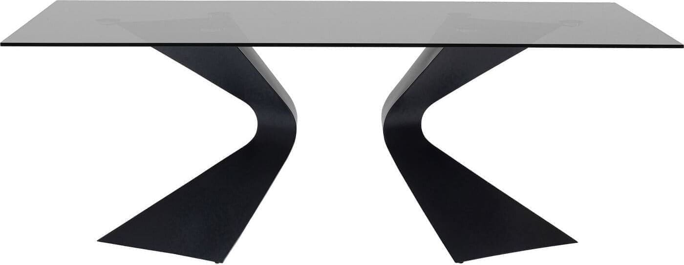 Tafel Gloria Black 200x100cm Kare Design Eettafel 85731