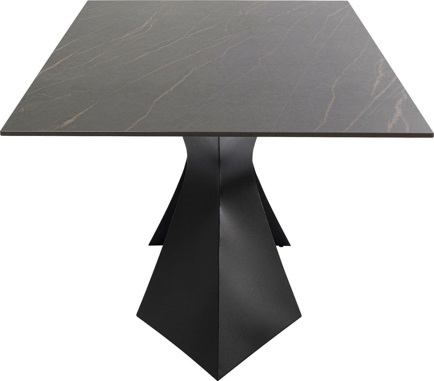Tafel Gloria Ceramic Black 180x90cm Kare Design Eettafel 87349