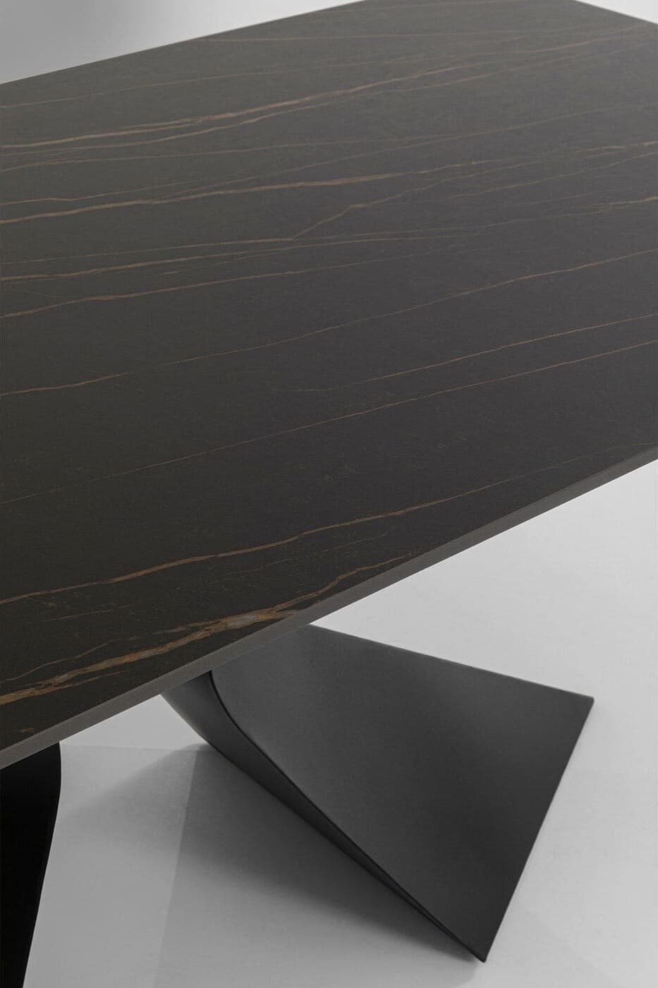 Tafel Gloria Ceramic Black 180x90cm Kare Design Eettafel 87349
