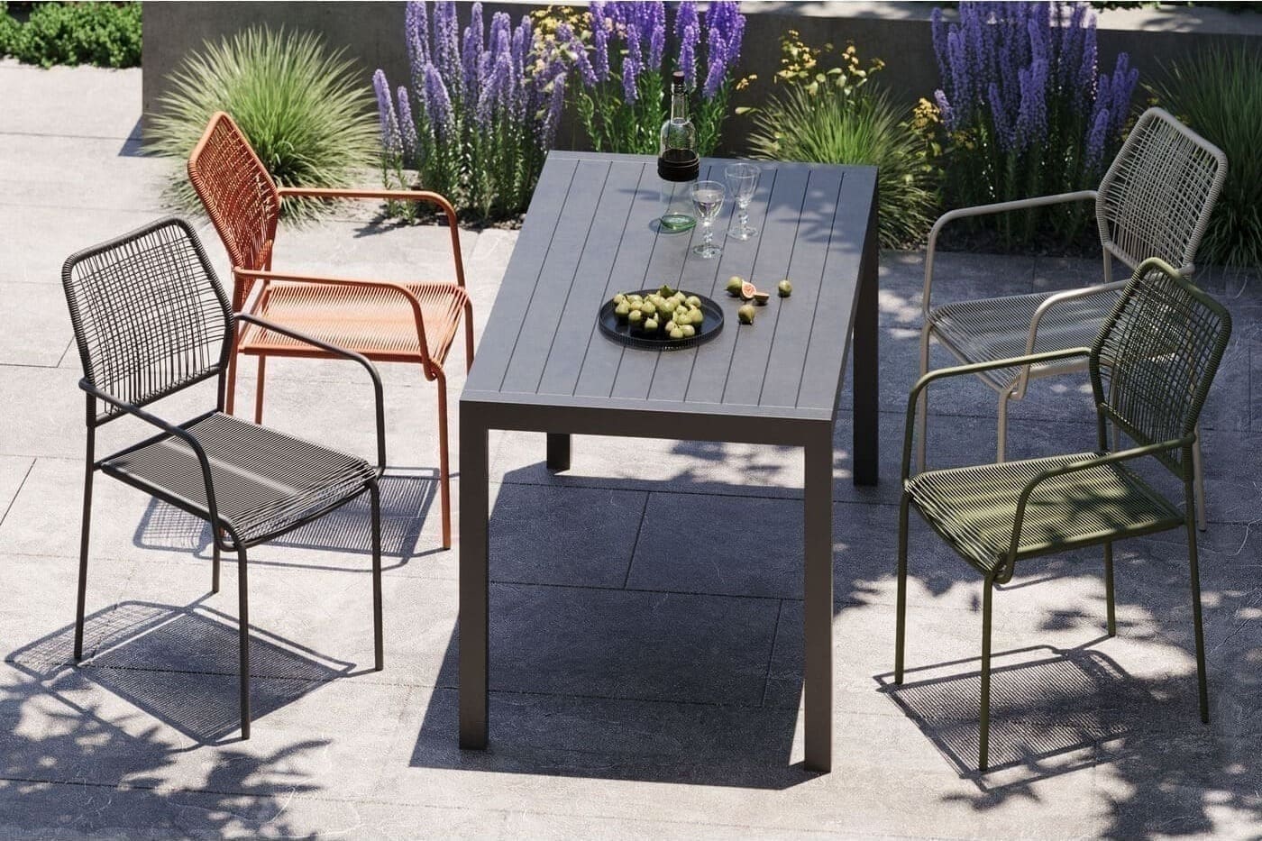 Tafel Madagascar Black 80x140cm Kare Design Eettafel 70625