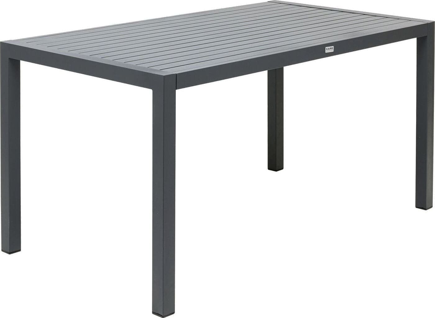 Tafel Madagascar Black 80x140cm Kare Design Eettafel 70625