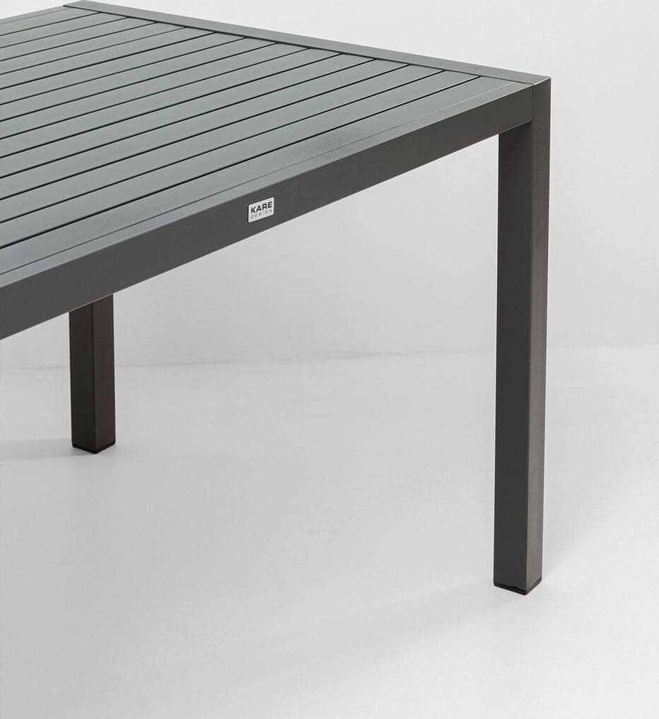 Tafel Madagascar Black 80x140cm Kare Design Eettafel 70625