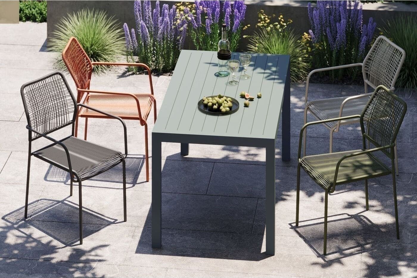 Tafel Madagascar Green 80x140cm Kare Design Eettafel 70626