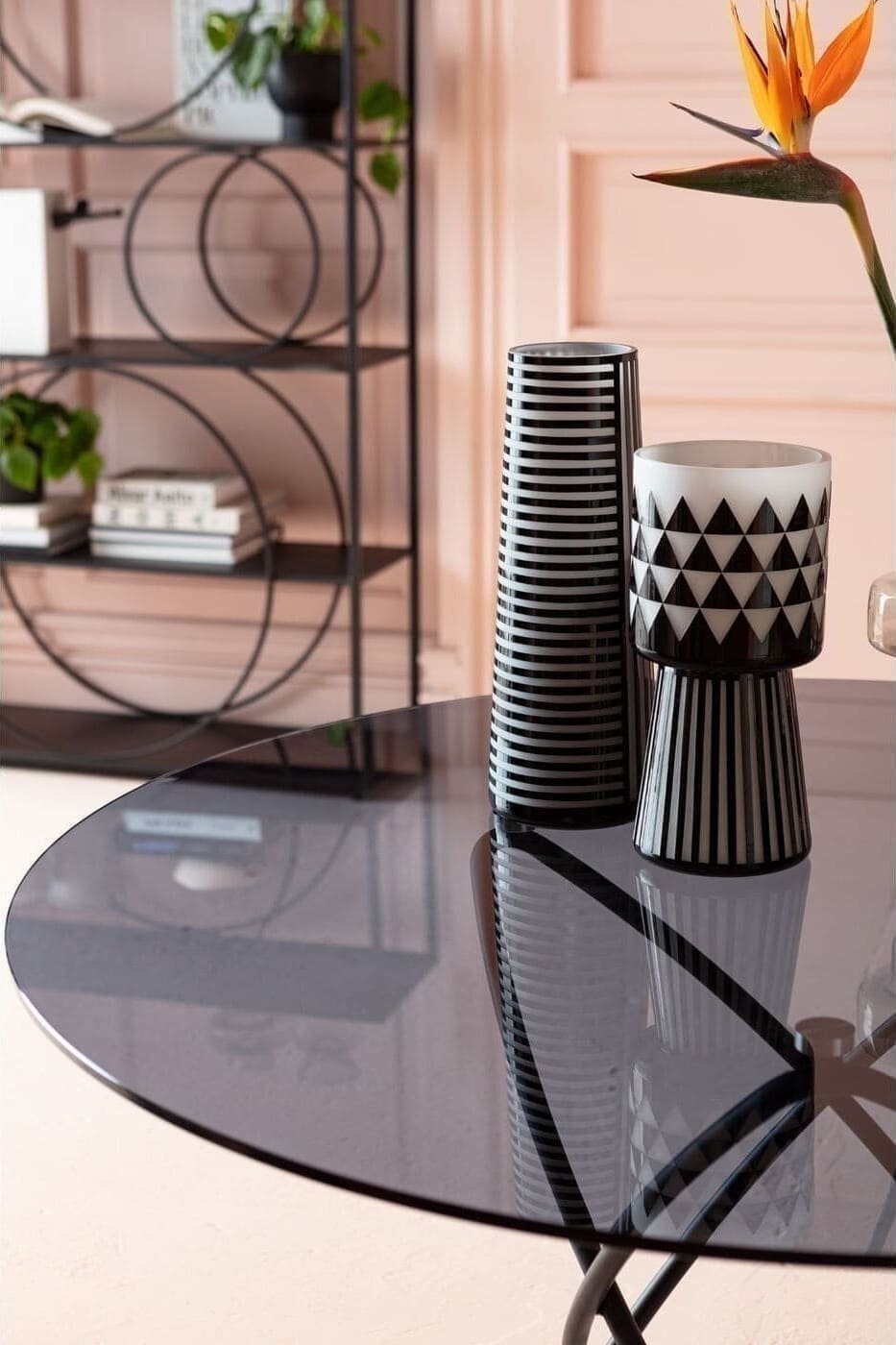 Tafel Molekular Black Ø120cm Kare Design Eettafel 85673