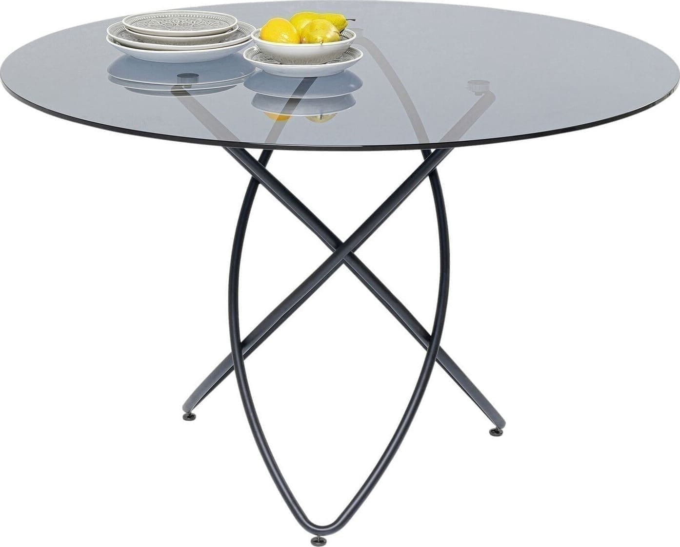 Tafel Molekular Black Ø120cm Kare Design Eettafel 85673