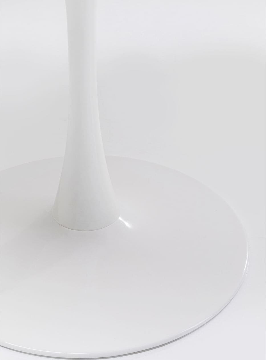 Tafel Veneto Marble White Ø110cm Kare Design Eettafel 86017