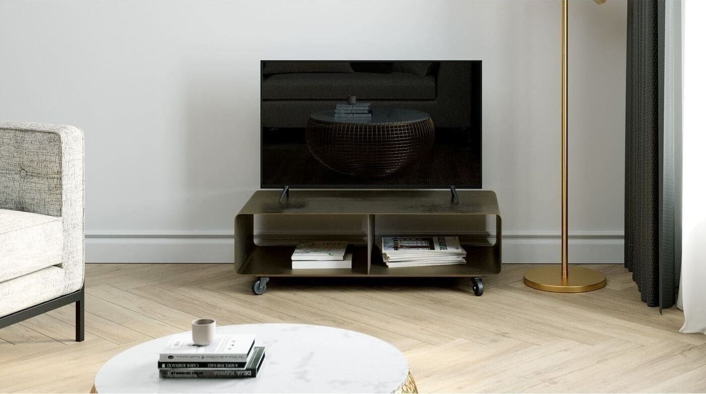 Tv-dressoir Lounge M Bronze 90x30cm Kare Design Tv-meubel|Tv-dressoir 85869