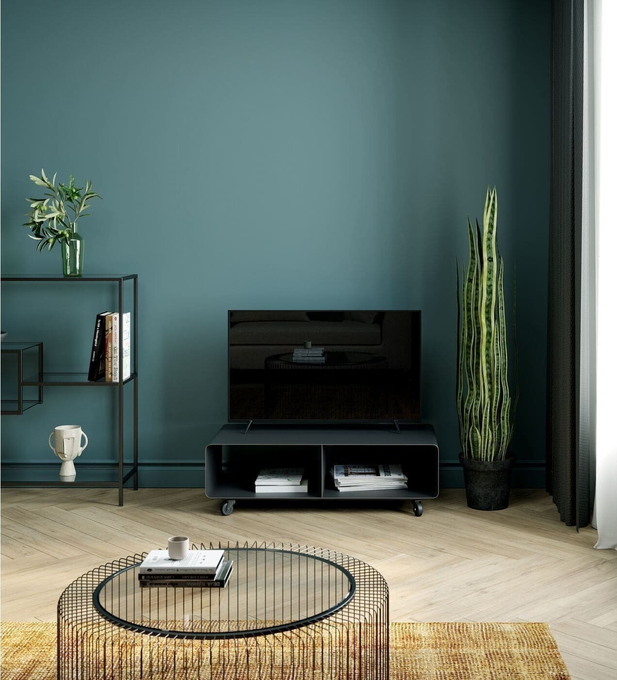 Tv-dressoir Lounge M Grey 90x30cm Kare Design Tv-meubel|Tv-dressoir 85868