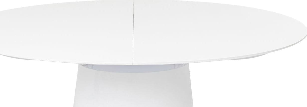 Uitschuiftafel Benvenuto White Matt 200(50)x110cm Kare Design Uitschuiftafel 80819