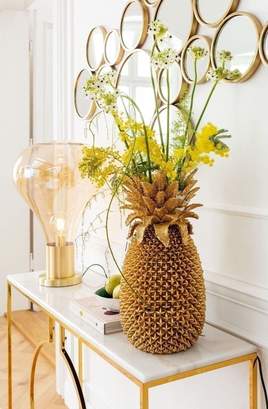 Vaas Pineapple 50cm Kare Design Vaas 51068