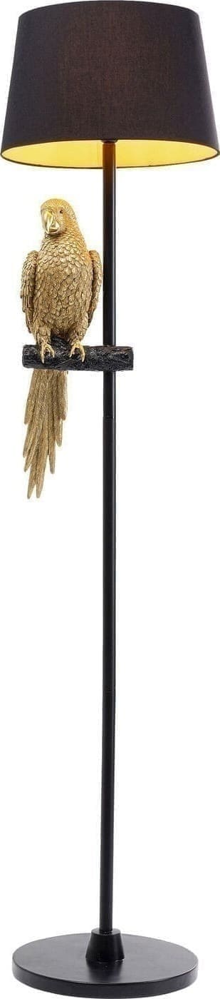 Vloerlamp Animal Parrot Gold 176cm Kare Design Vloerlamp 53445