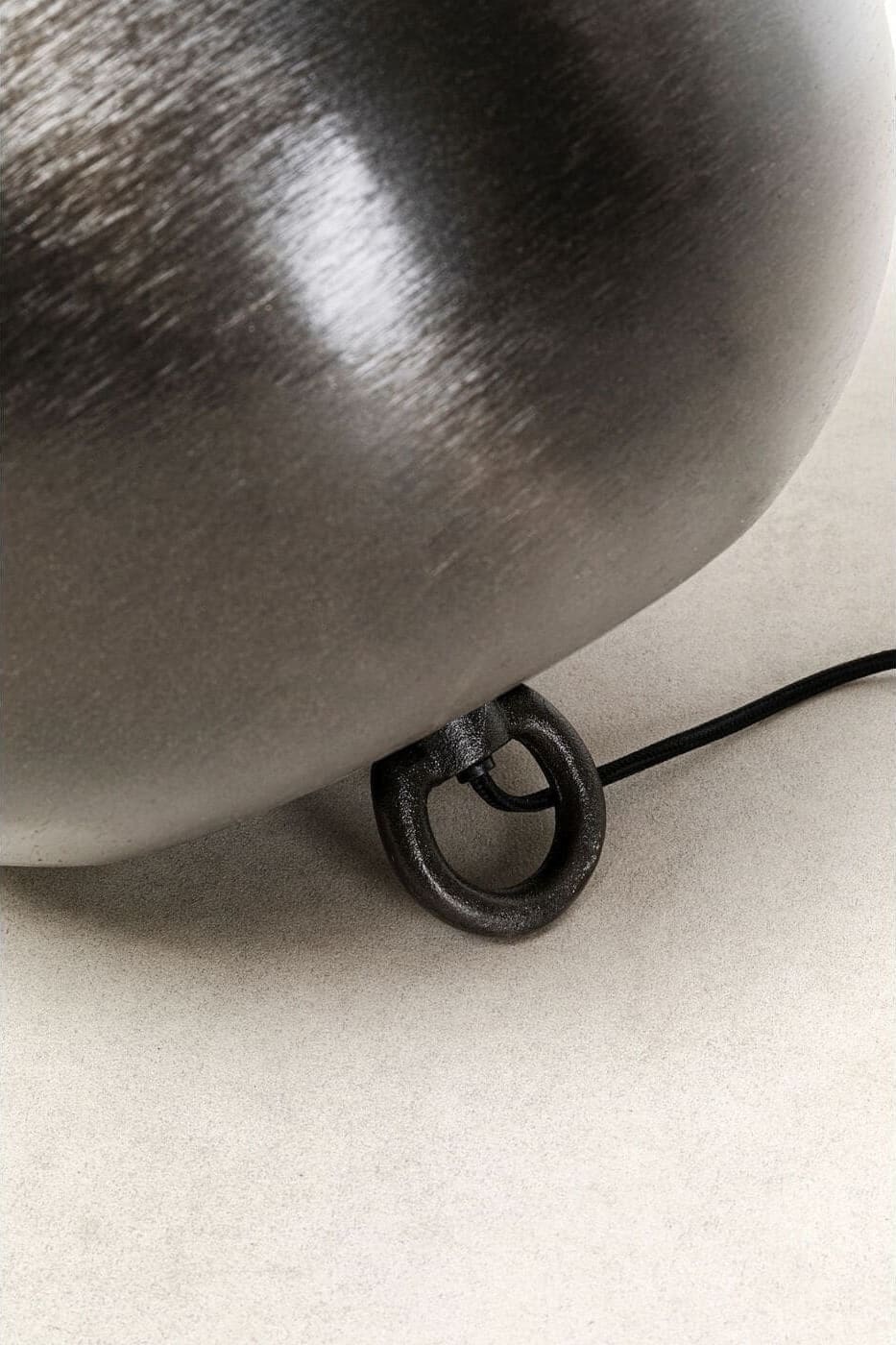 Vloerlamp Apollon Smooth Graphite Ø35cm Kare Design Vloerlamp 54282