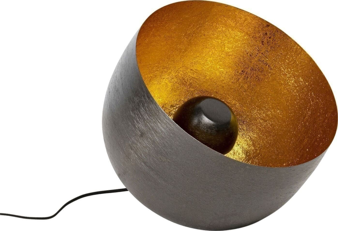 Vloerlamp Apollon Smooth Graphite Ø35cm Kare Design Vloerlamp 54282
