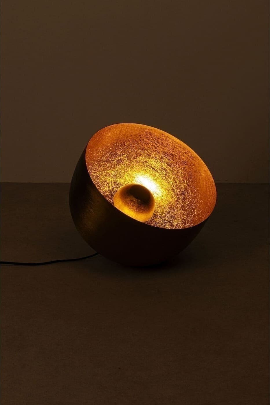 Vloerlamp Apollon Smooth Graphite Ø35cm Kare Design Vloerlamp 54282