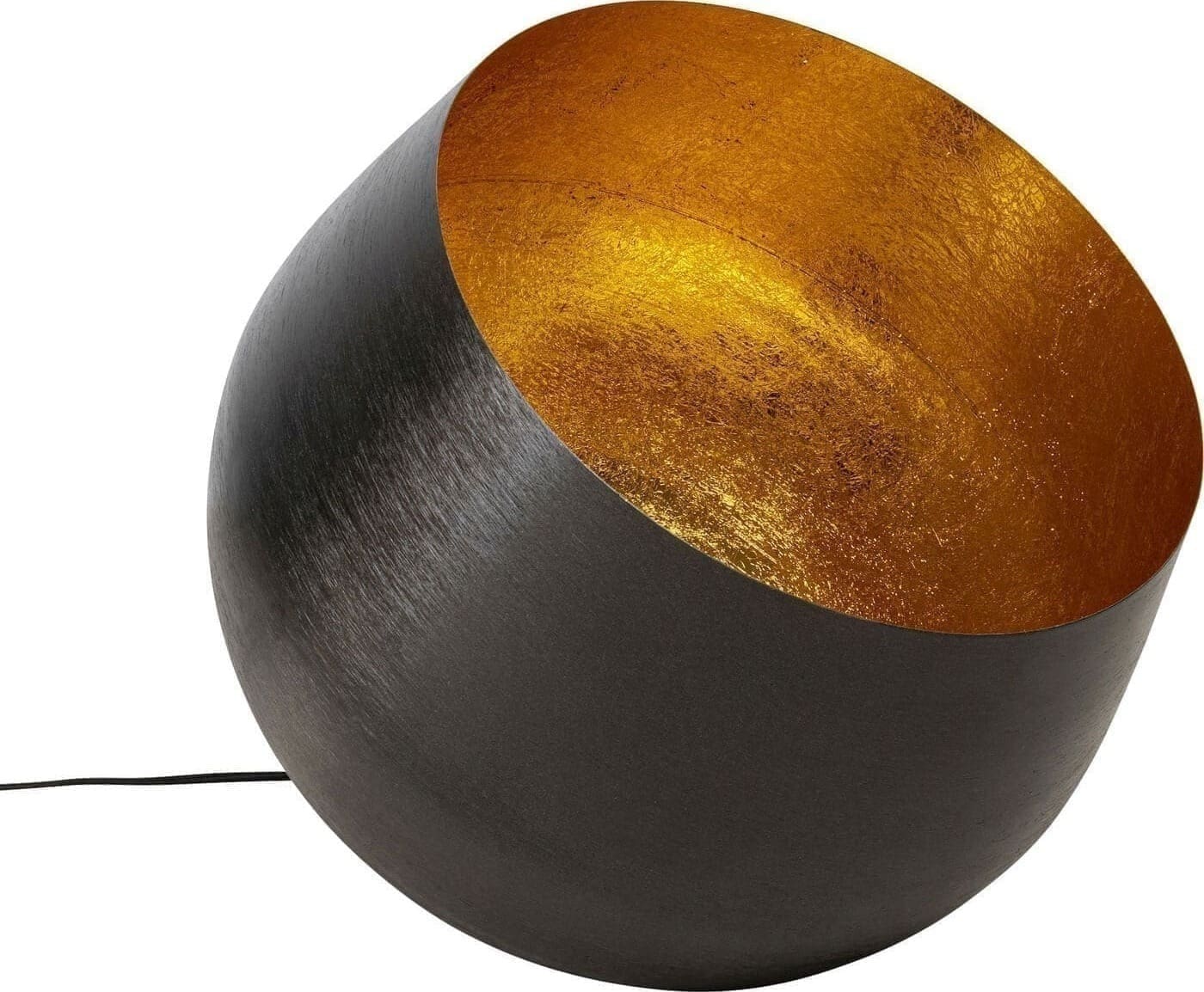 Vloerlamp Apollon Smooth Graphite Ø50cm Kare Design Vloerlamp 54281