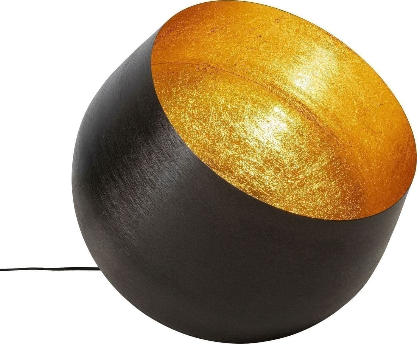 Vloerlamp Apollon Smooth Graphite Ø50cm Kare Design Vloerlamp 54281