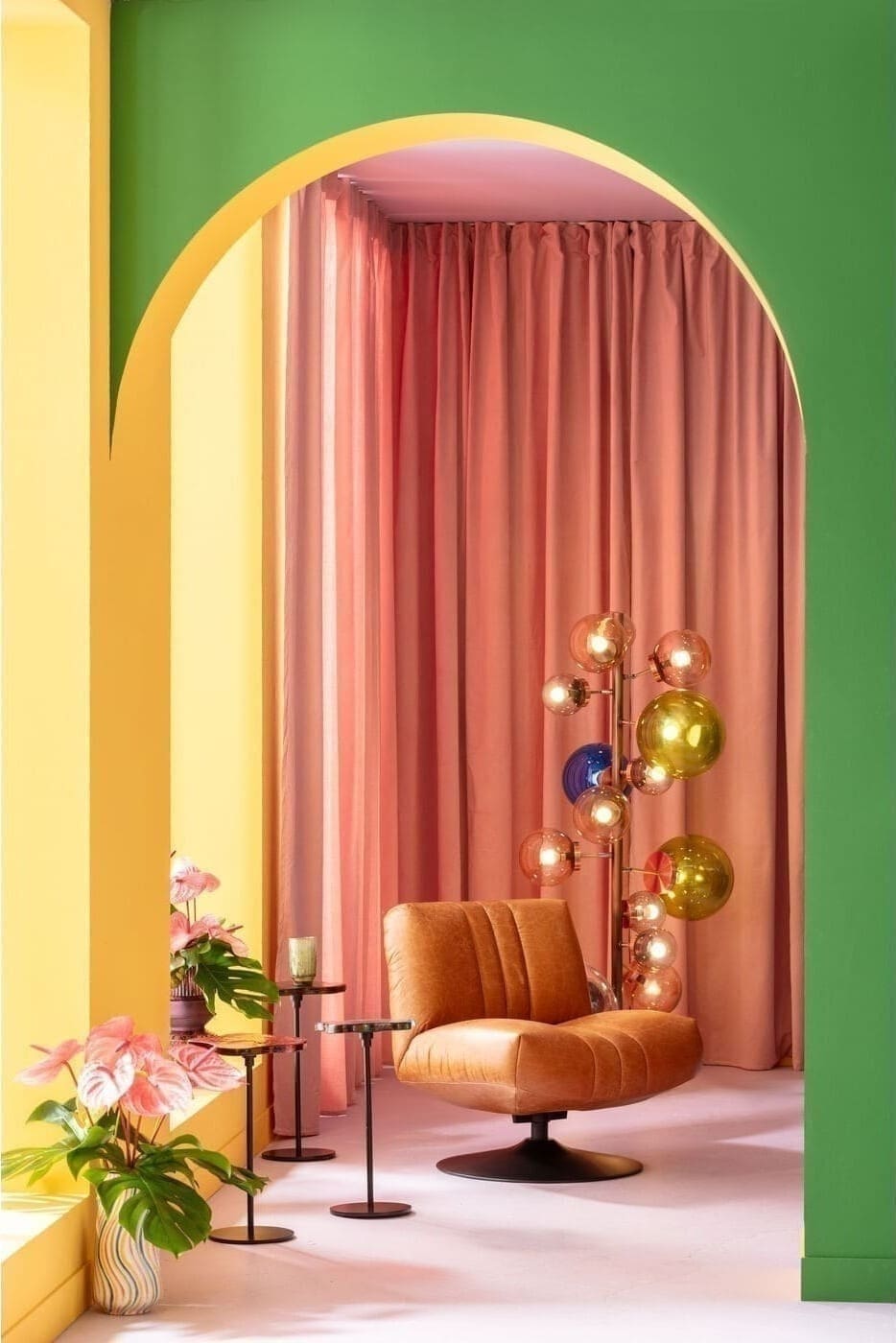Vloerlamp Baloon Colore 160cm Kare Design Vloerlamp 38316