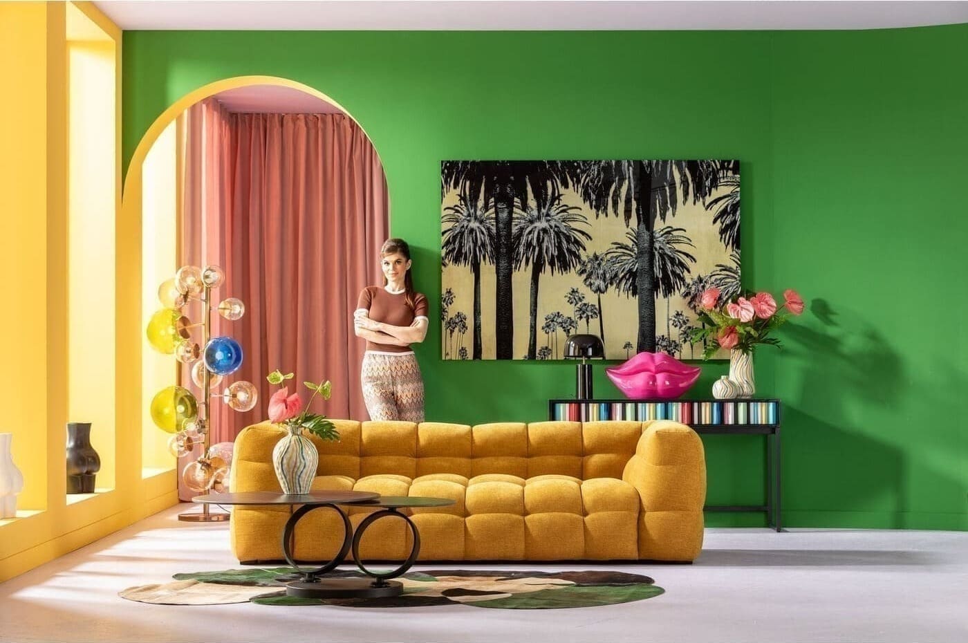 Vloerlamp Baloon Colore 160cm Kare Design Vloerlamp 38316