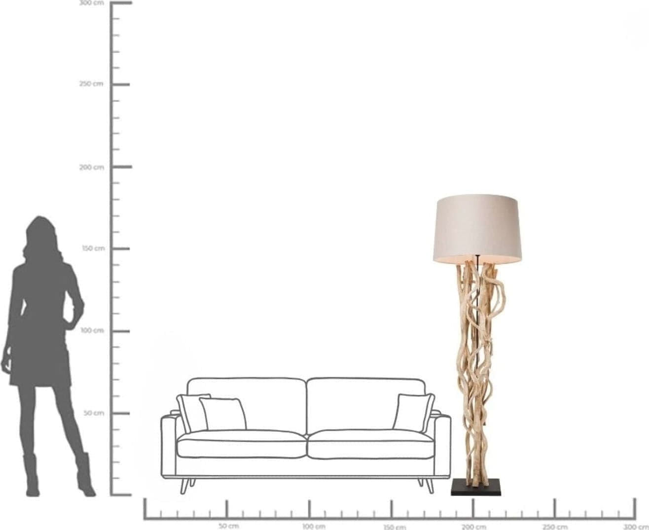 Vloerlamp Scultra Kare Design Vloerlamp 34925