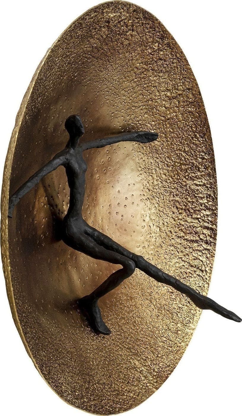 Wanddecoratie Umano Brass Ø59cm Kare Design Wanddecoratie 54378