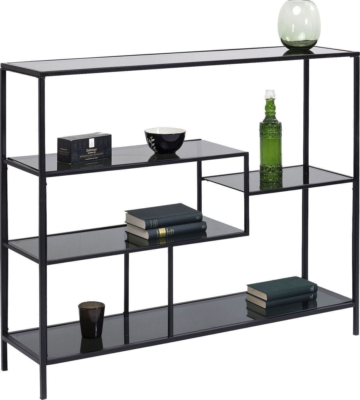 Wandplank Loft Black 115x100cm Kare Design Wandplank 84125