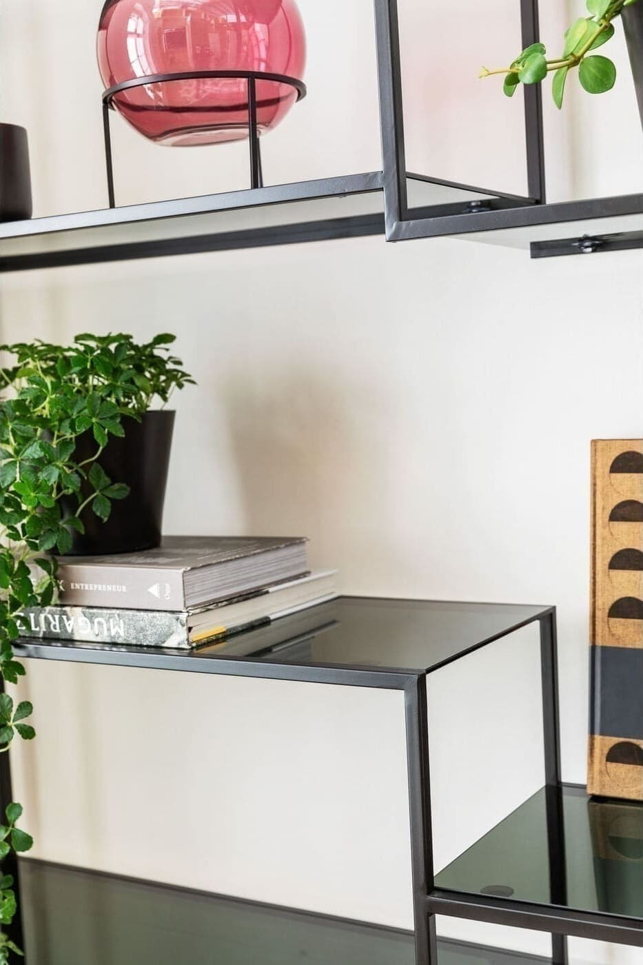 Wandplank Loft Black 115x195cm Kare Design Wandplank 84124