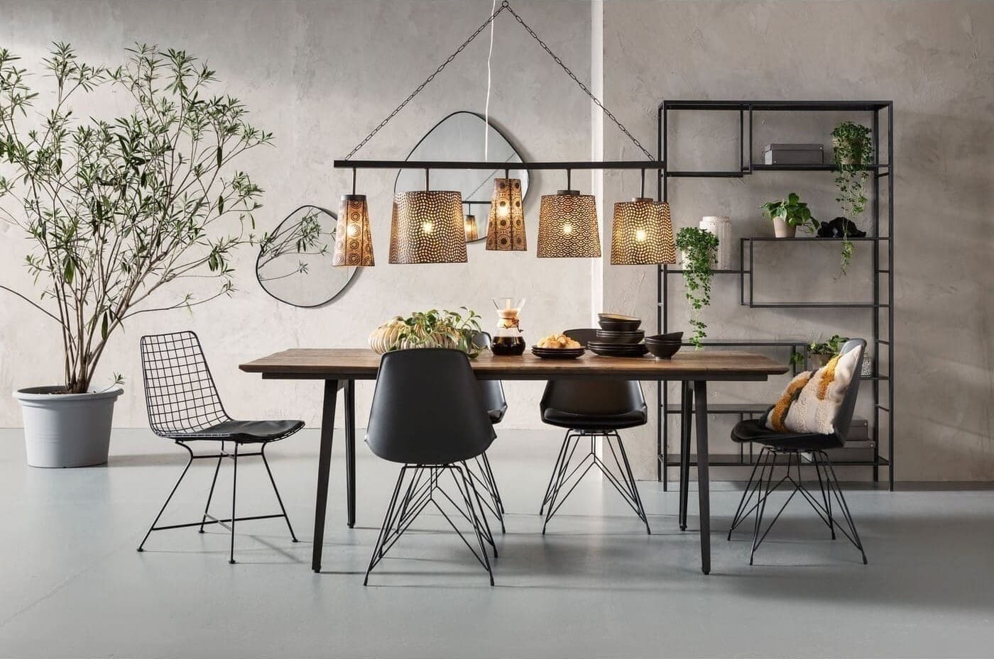 Wandplank Loft Black 115x195cm Kare Design Wandplank 84124