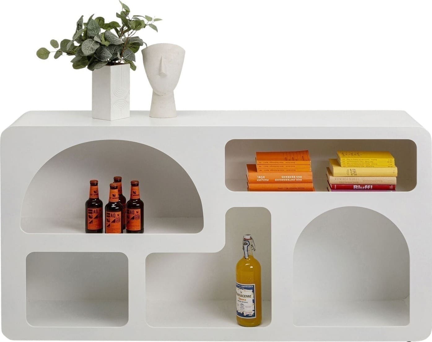 Wandplank Paco White 140x75cm Kare Design Wandplank 87973