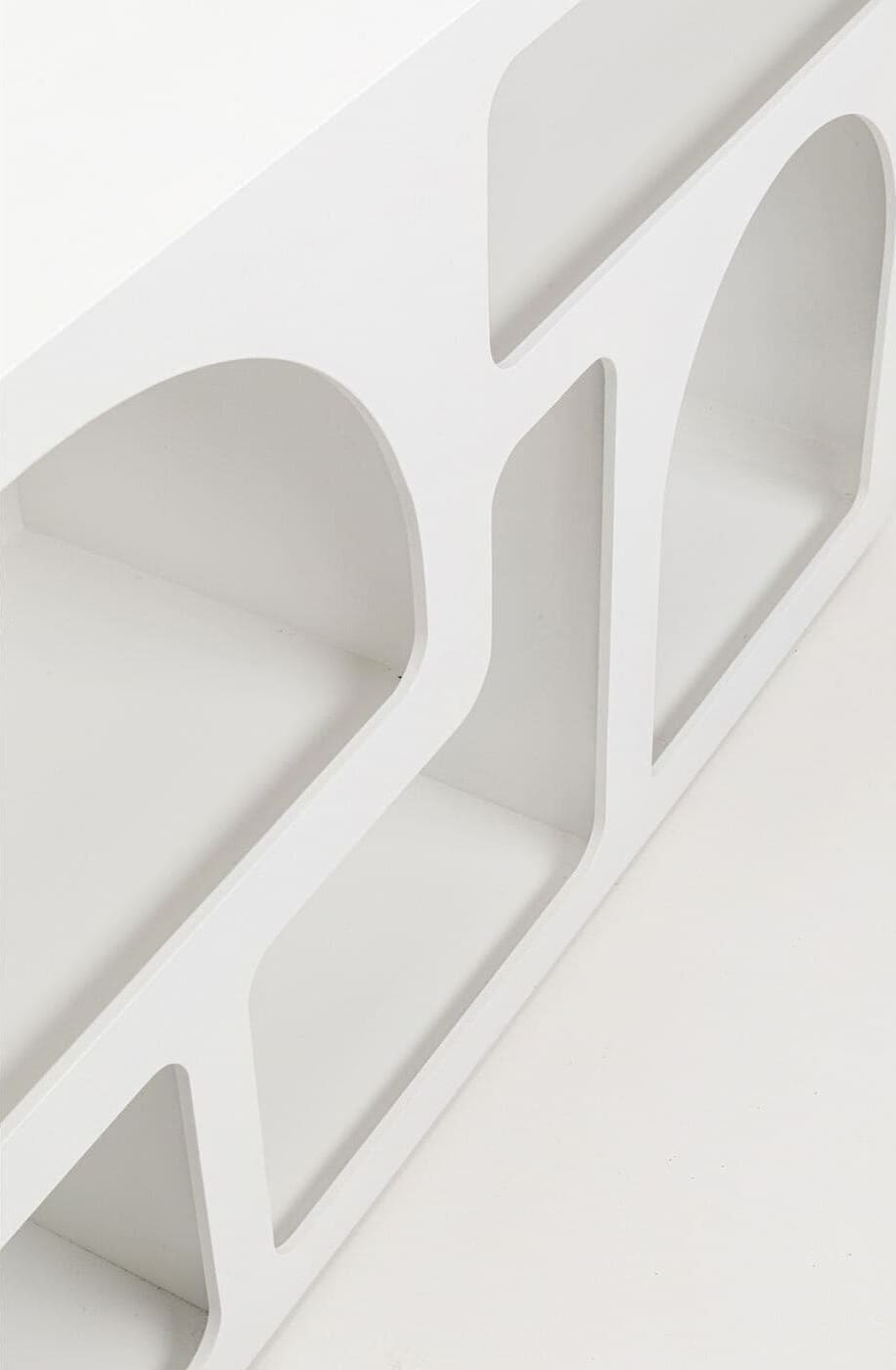 Wandplank Paco White 140x75cm Kare Design Wandplank 87973