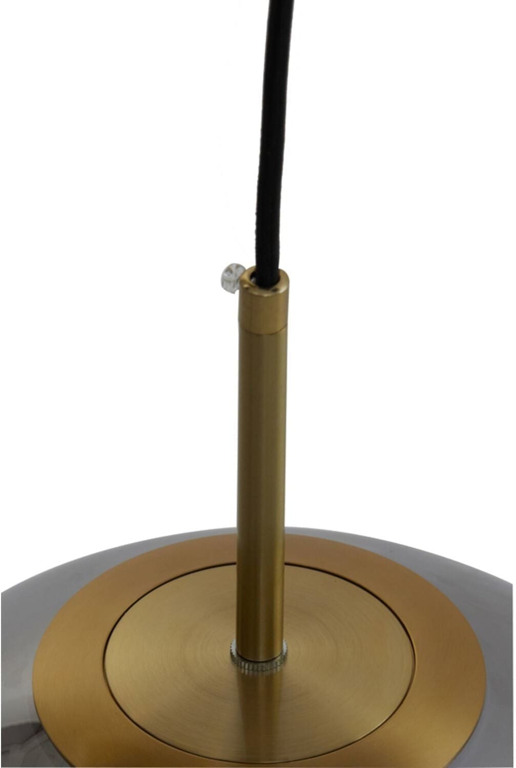 Hanglamp Medina - Antiek Brons+smoke Glas Light & Living Hanglamp 2958765