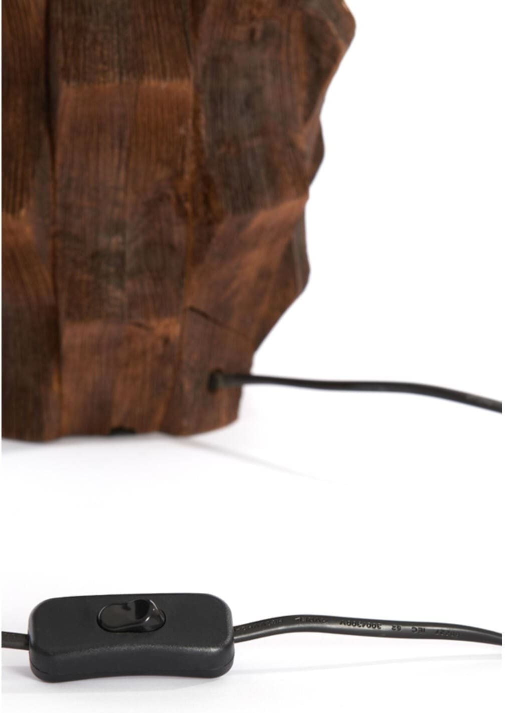 Lampvoet Takabe - Hout Chocolade Bruin Light & Living Lampvoet 7040864