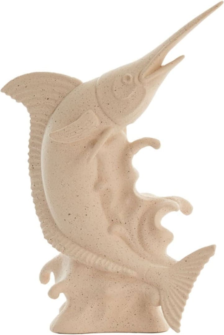 Ornament Swordfish - Keramiek Mat Crème Light & Living Beeld 7603543
