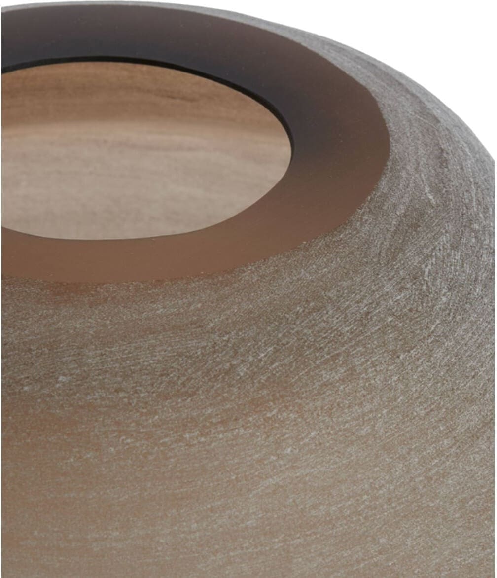 Vaas Nayoro - Glas Mat Licht Bruin Light & Living Vaas 5711482