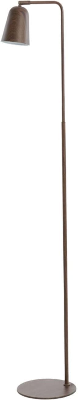 Vloerlamp Salomo - Hout Print Donker Bruin Light & Living Vloerlamp 1819452