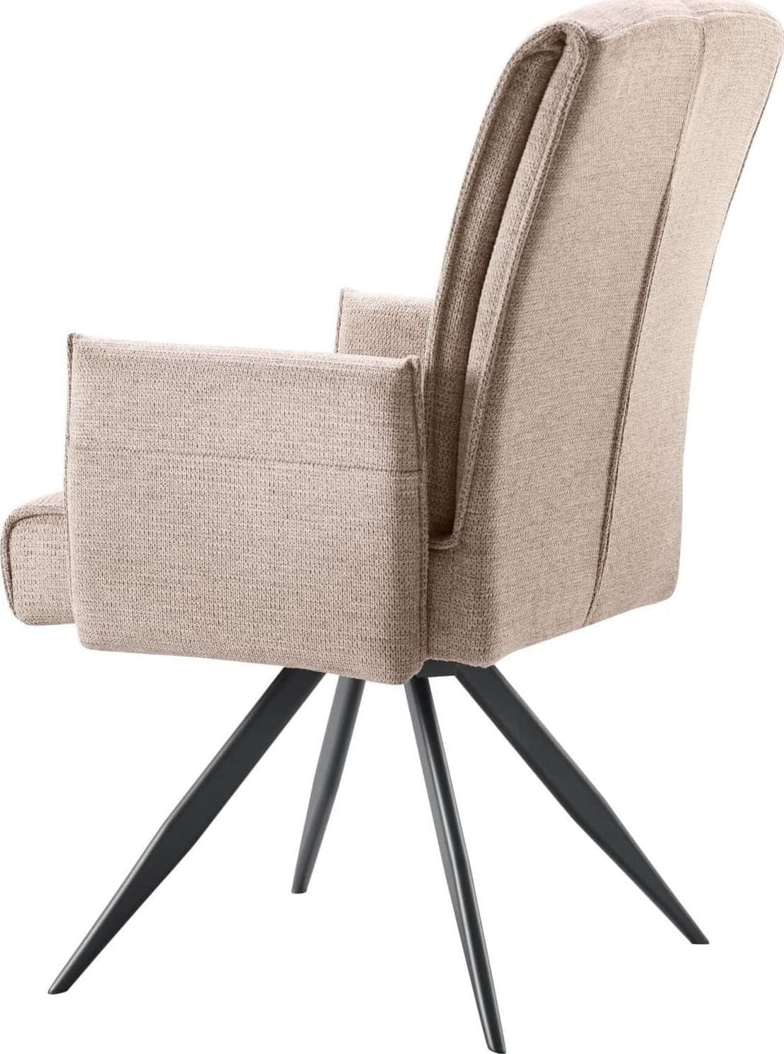 Profijt Meubel Armstoel Brooks draaibaar beige Beige|Wit Armstoel