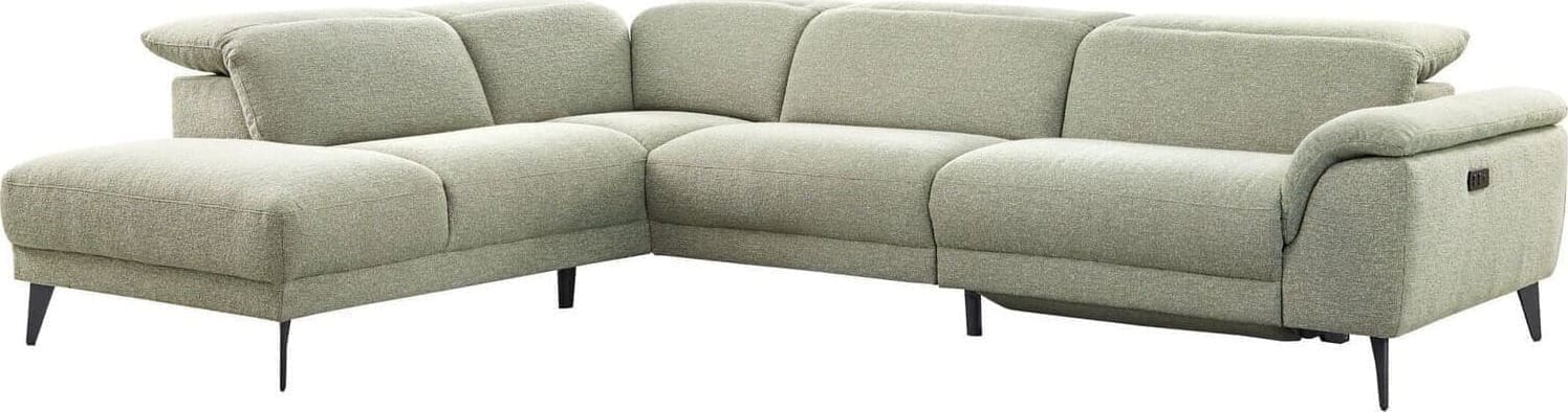 Profijt Meubel Hoekbank links Alunda groen relaxfunctie excellent comfort Groen Hoekbank
