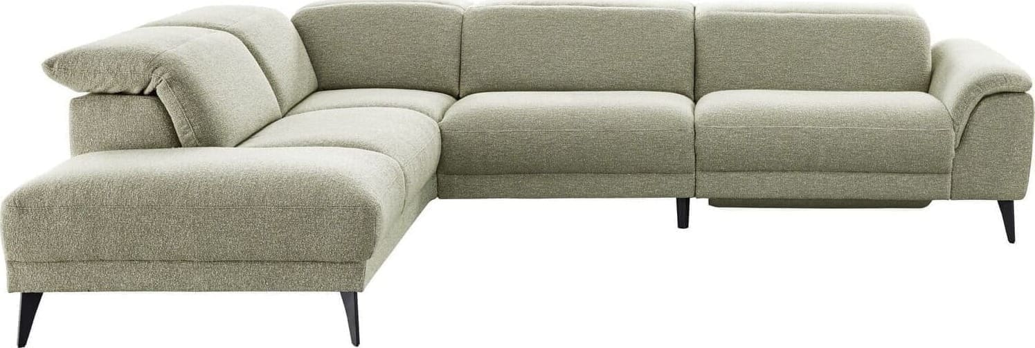 Profijt Meubel Hoekbank links Alunda groen relaxfunctie premium comfort Groen Hoekbank