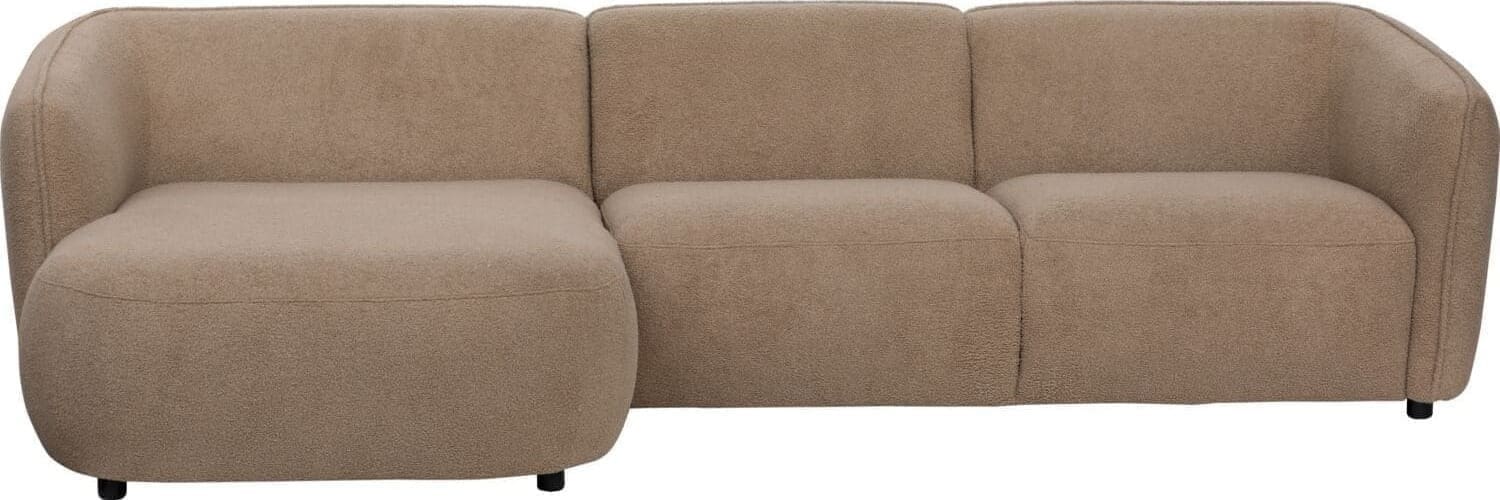 Profijt Meubel Hoekbank links Harper bruin basic comfort Bruin Hoekbank